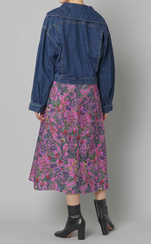 セーラーカラーデニムブジップルゾン