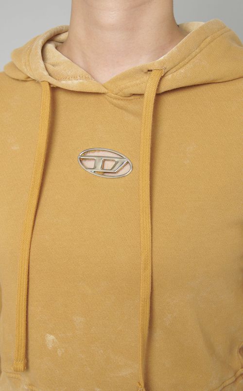 スリムフィットセンターロゴフーディ