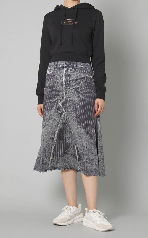 センターロゴフーディスリムスウェット