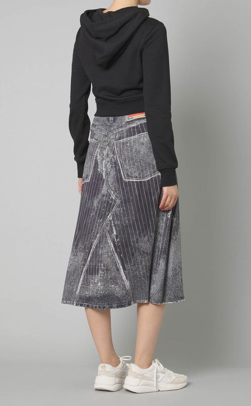 センターロゴフーディスリムスウェット