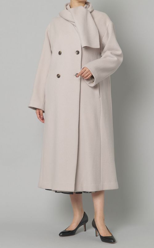 ストールドッキングロングコート