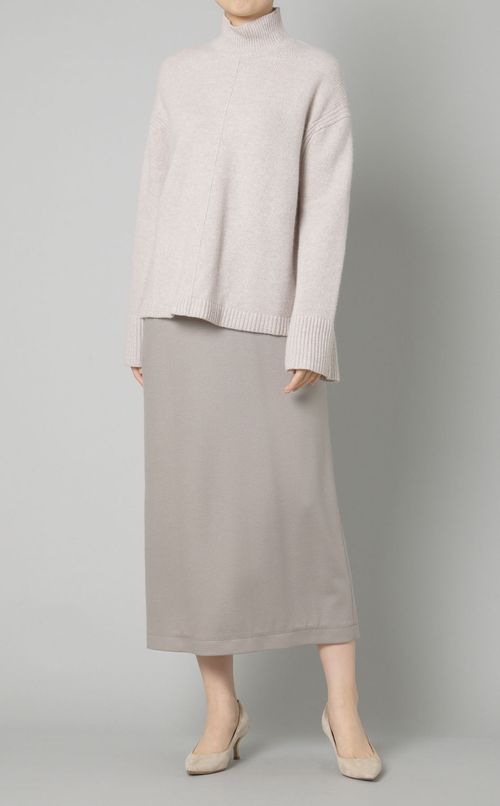 ウールストレッチロングスカート