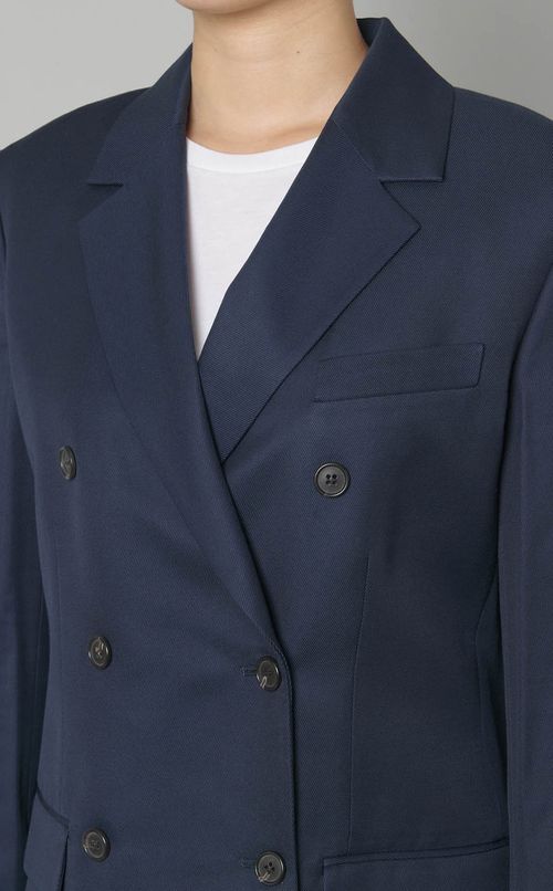 ウールツイルダブルジャケット