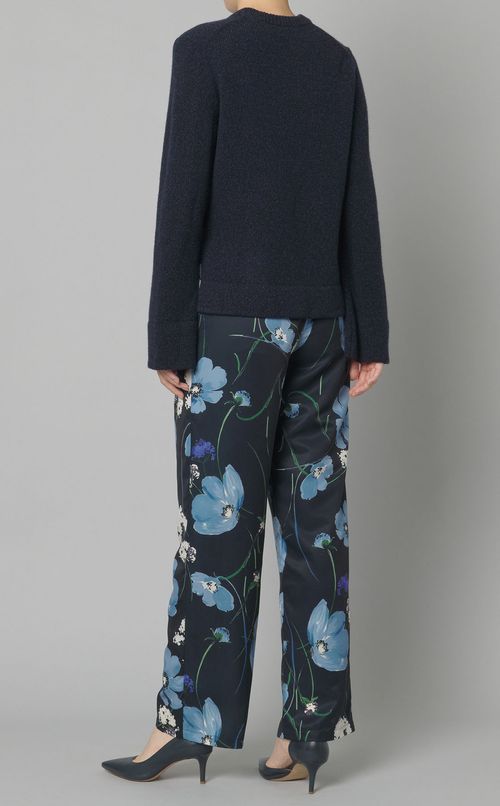 フェルトウールクルーニット