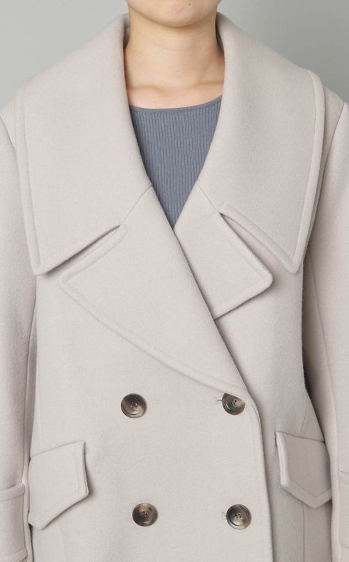 メルトンコクーンショートコート