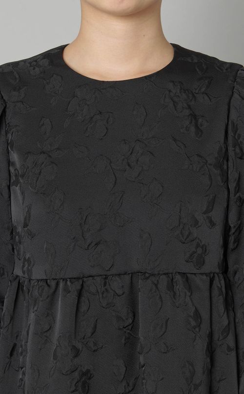 フラワージャガードバルーンドレス