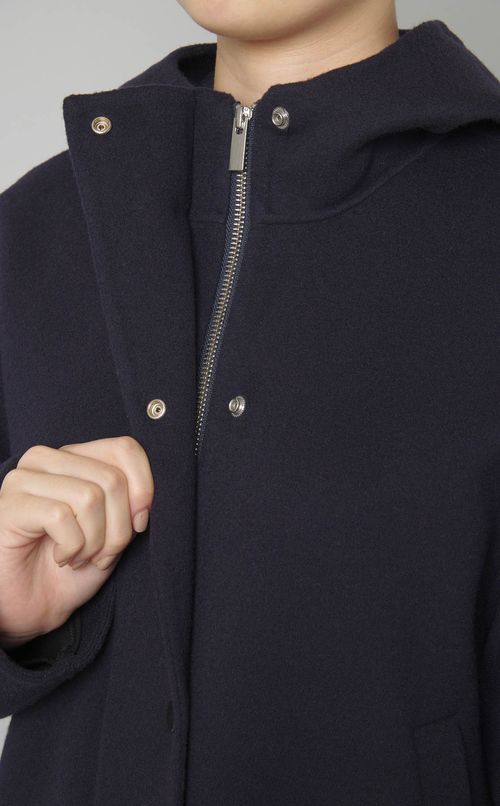 ダブルフェイスフーディコート