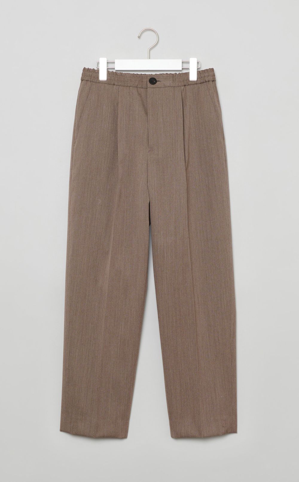 ウールギャバストレートパンツ