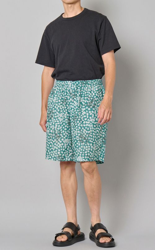 ロンシャンプリントショートパンツ