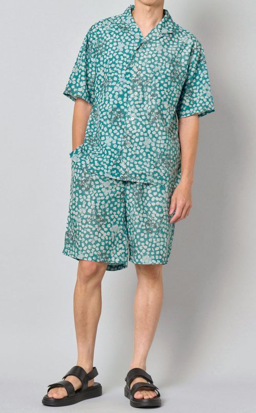 ロンシャンプリントショートパンツ