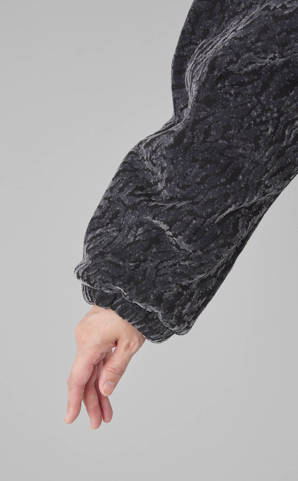 シャーリングボンバーブルゾン