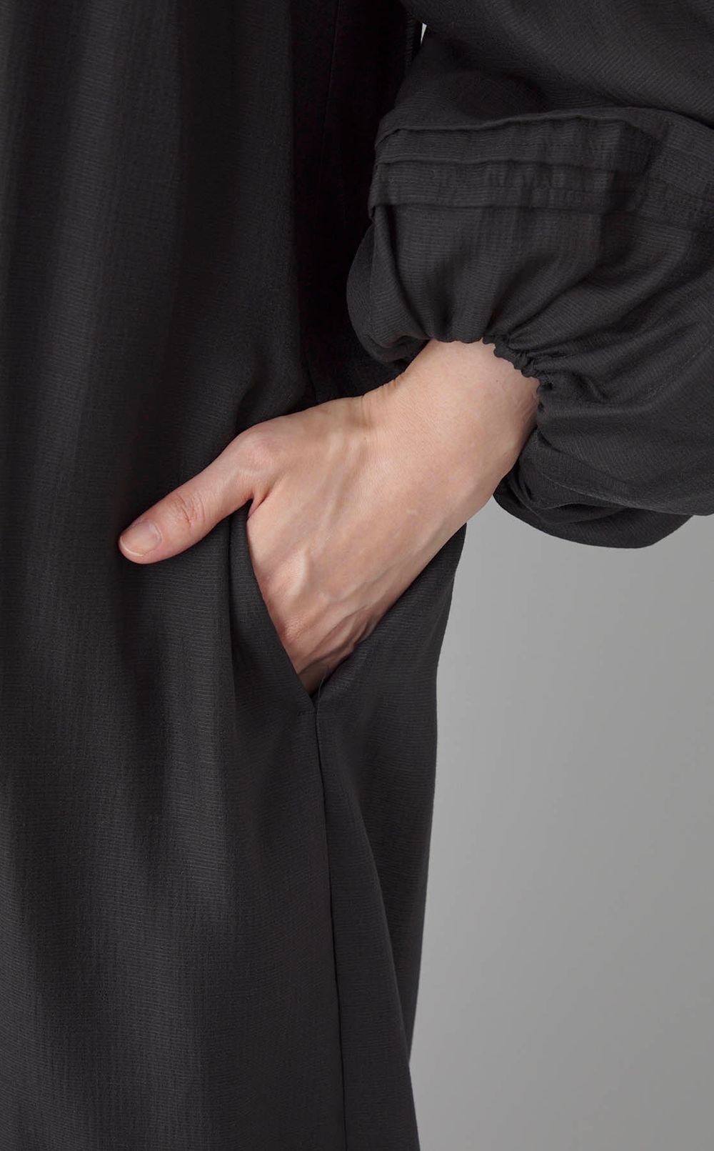 シフォンギャザーワンピース