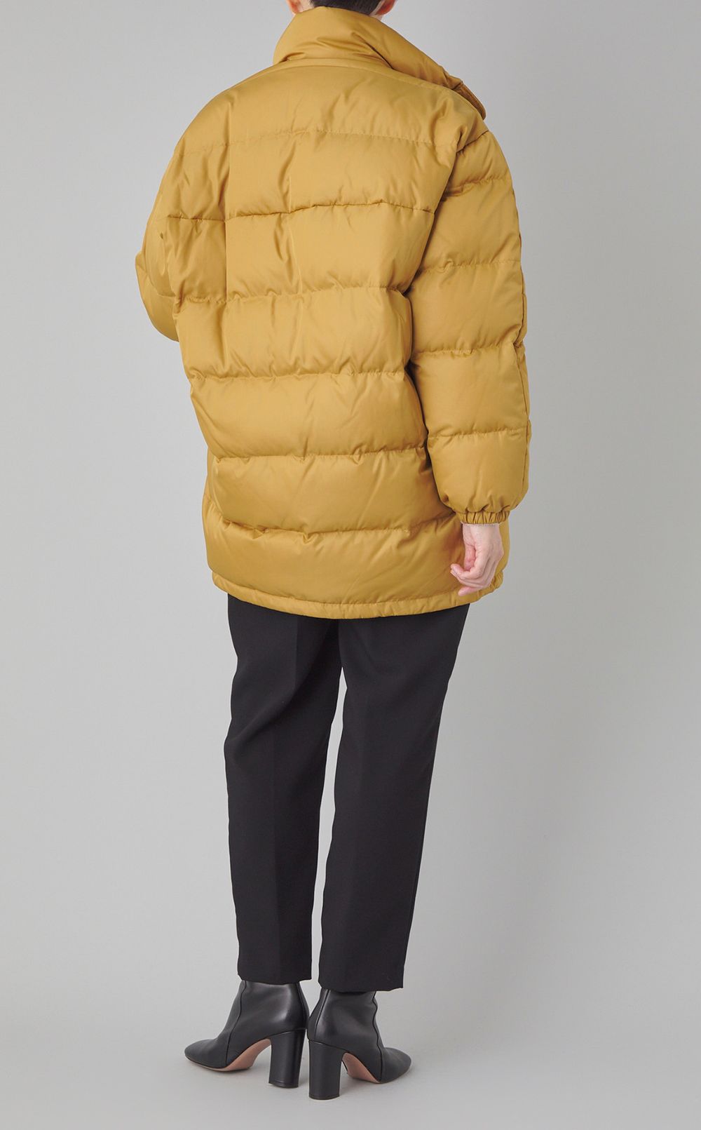 ナイロン中綿スタンドカラーコート