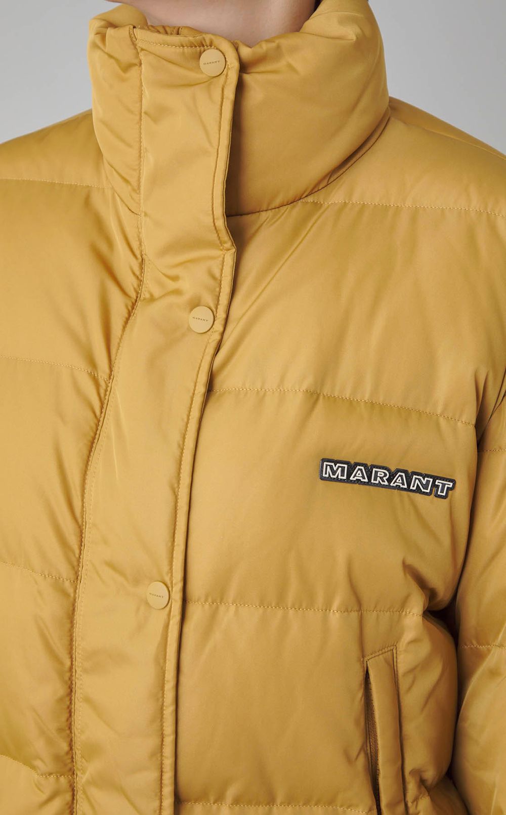 ナイロン中綿スタンドカラーコート