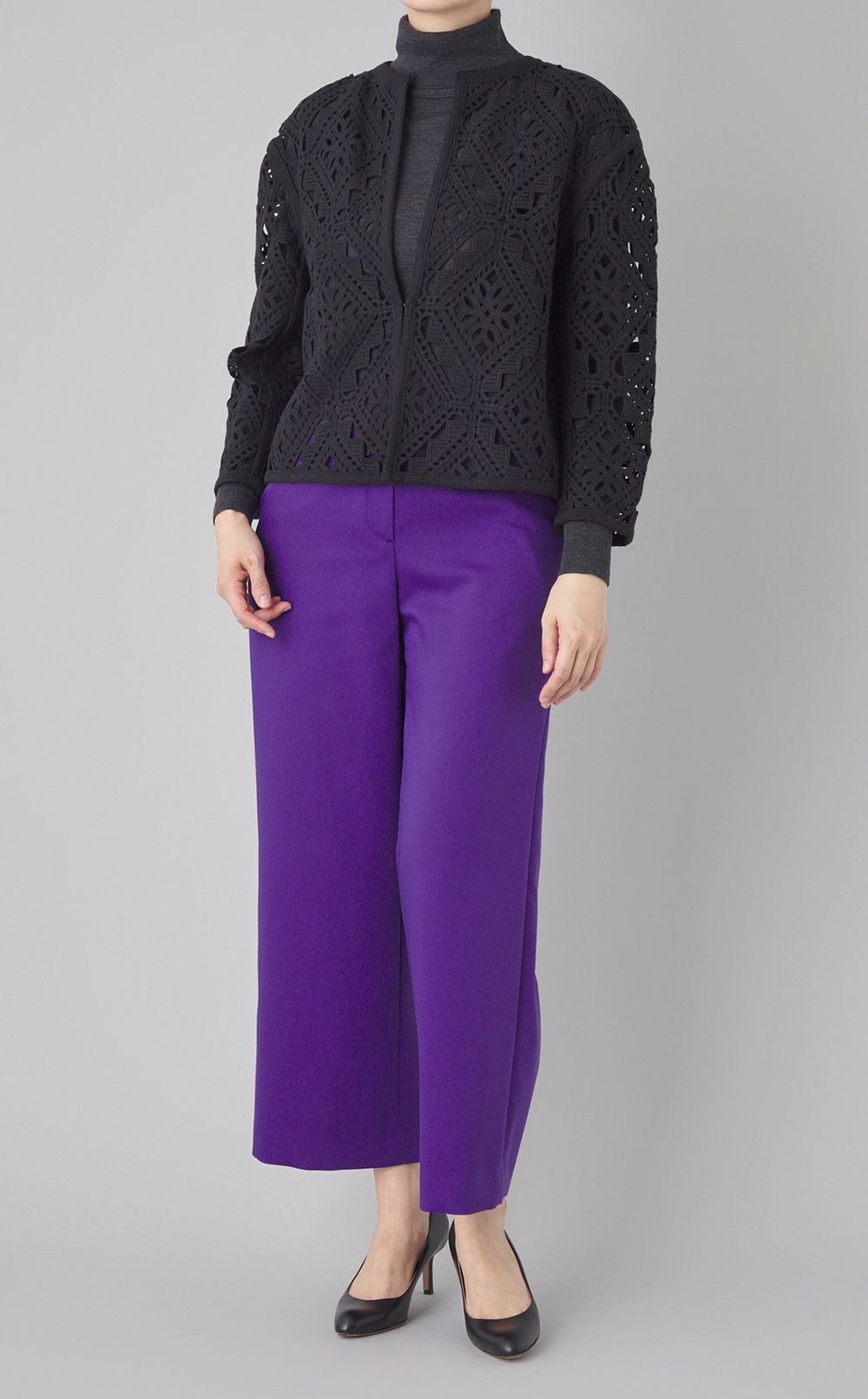 ダイヤモチーフカーディガン