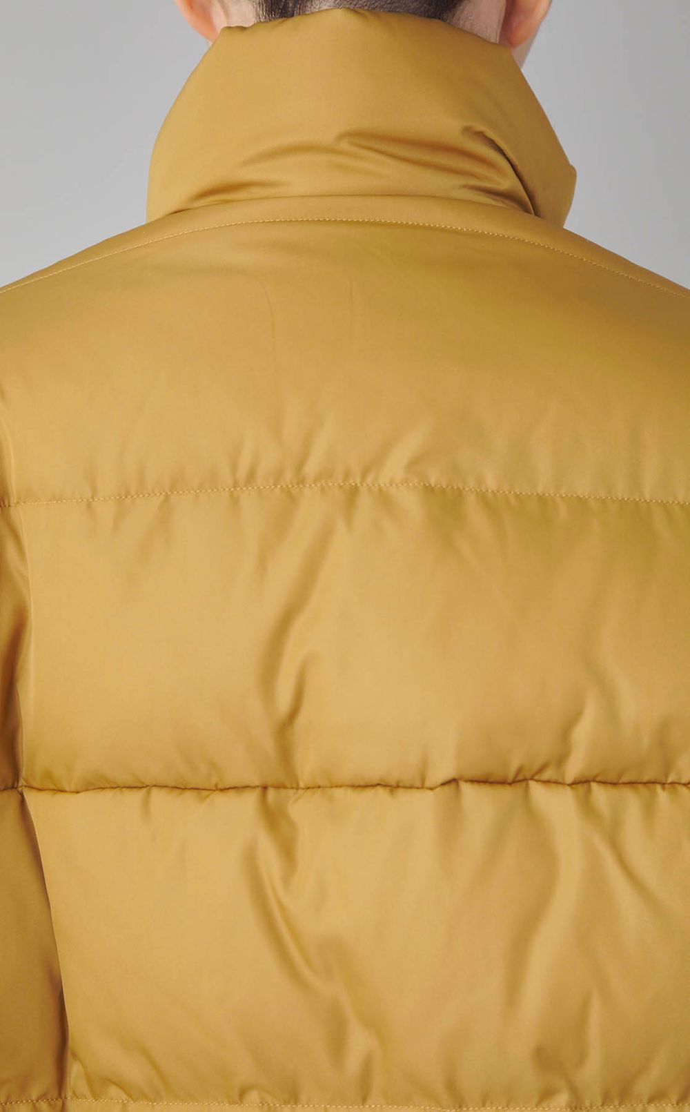 ナイロン中綿スタンドカラーコート