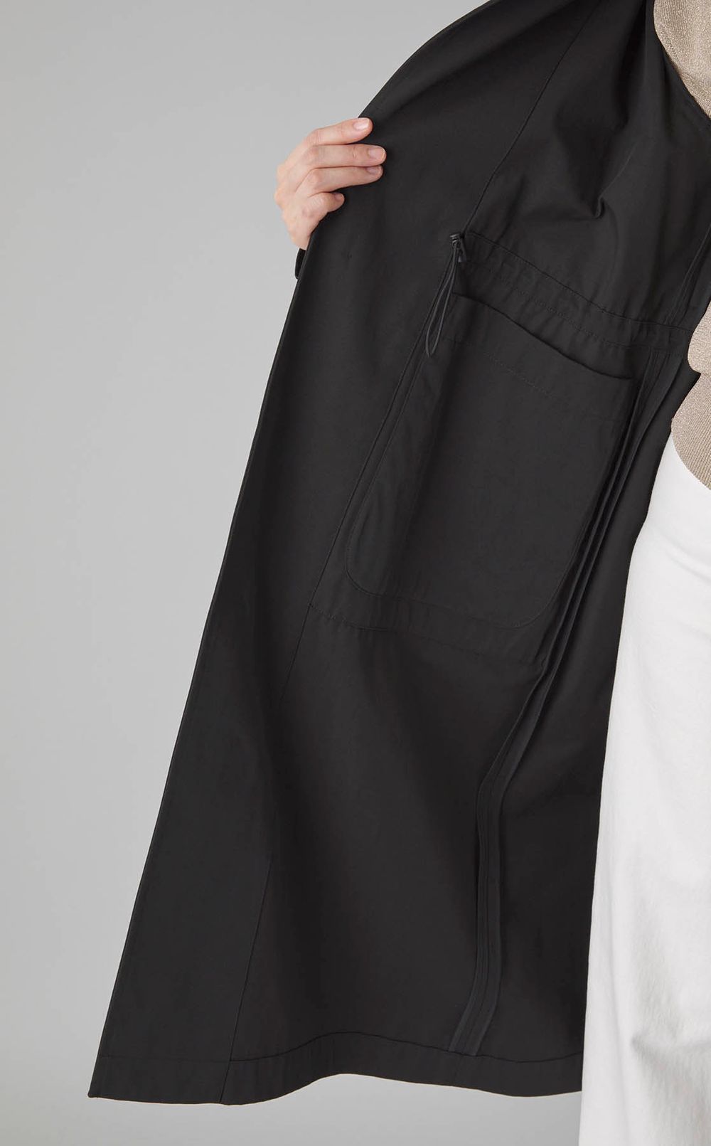 ベンチレーションステンカラーコート