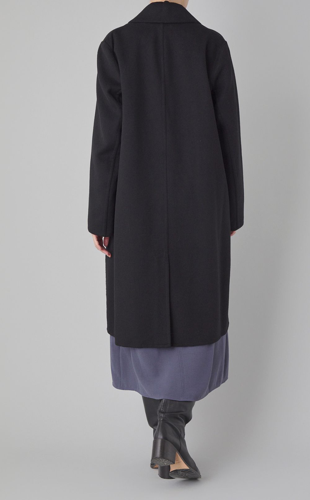 ウール比翼シングルコート