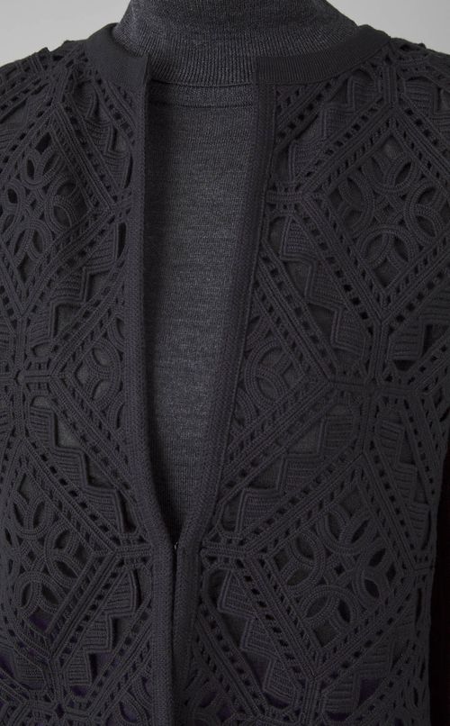 ダイヤモチーフカーディガン