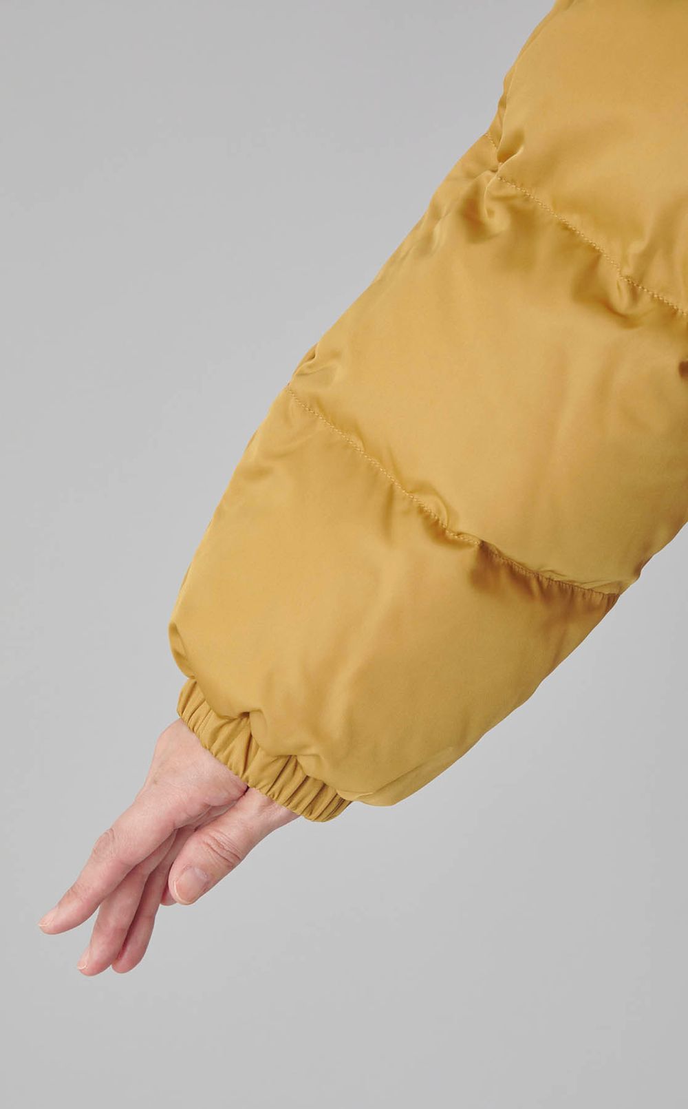 ナイロン中綿スタンドカラーコート