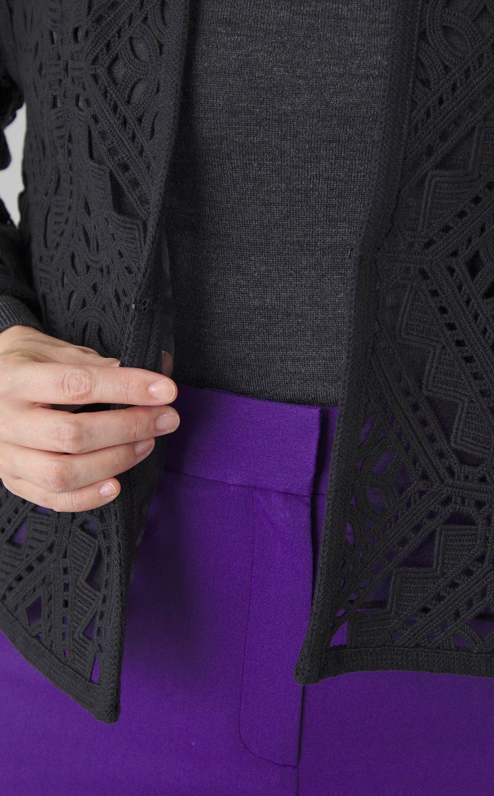 ダイヤモチーフカーディガン