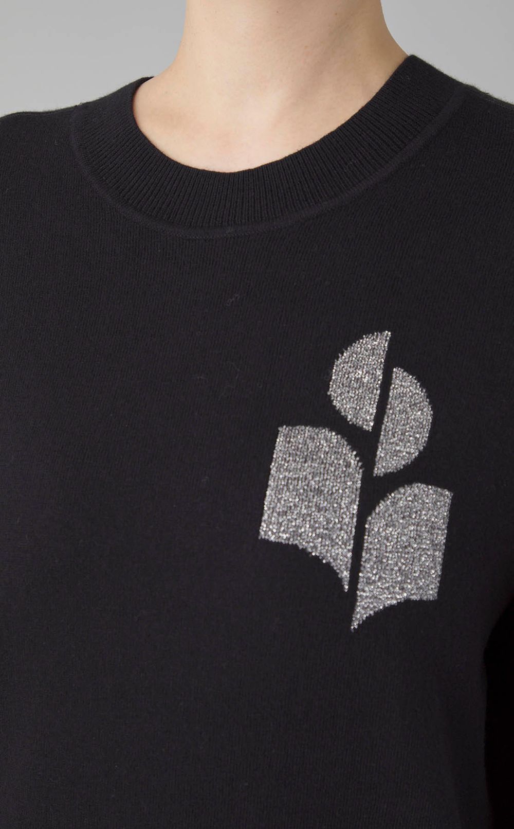 ウール混クルーネックプルオーバー