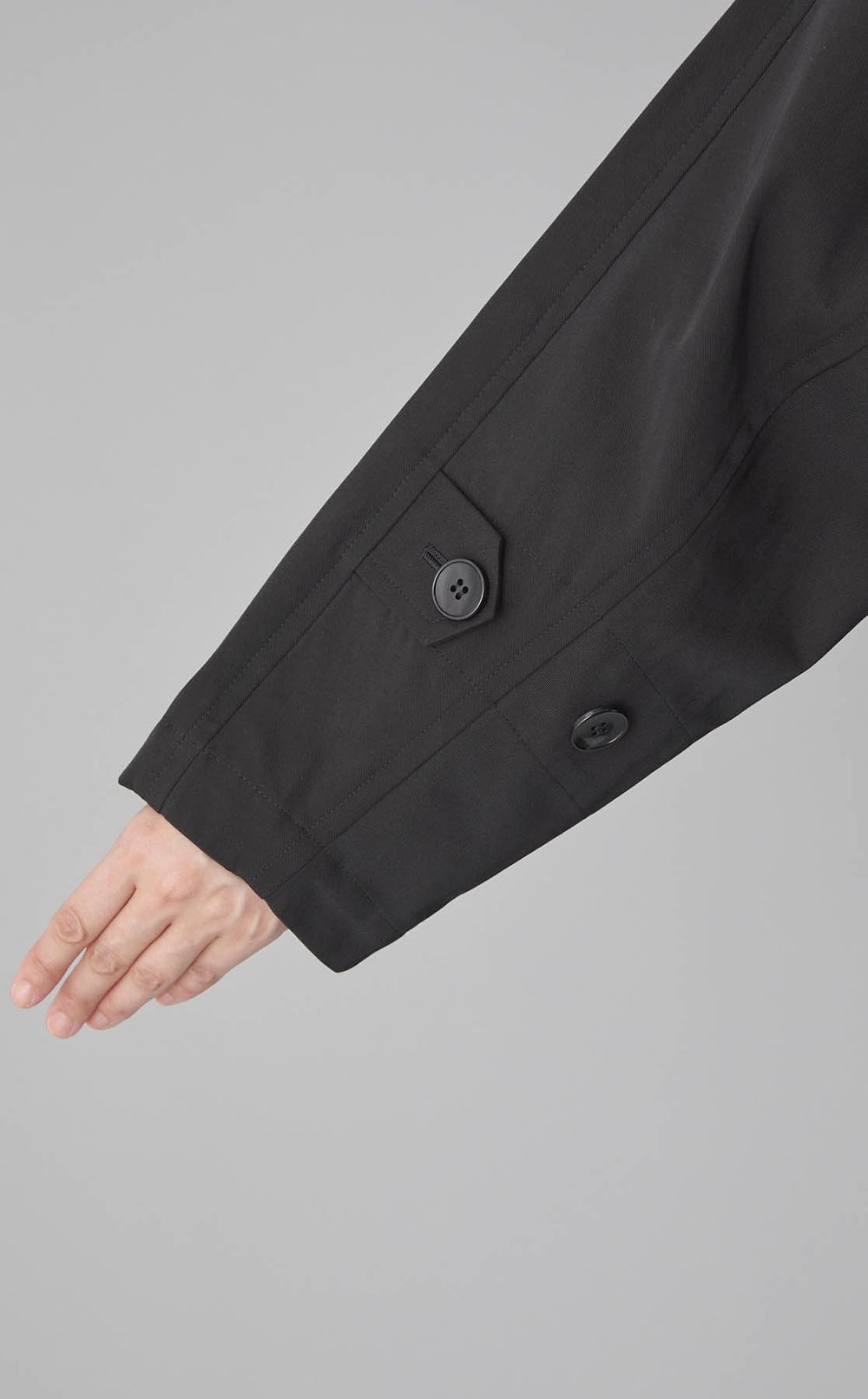 ベンチレーションステンカラーコート