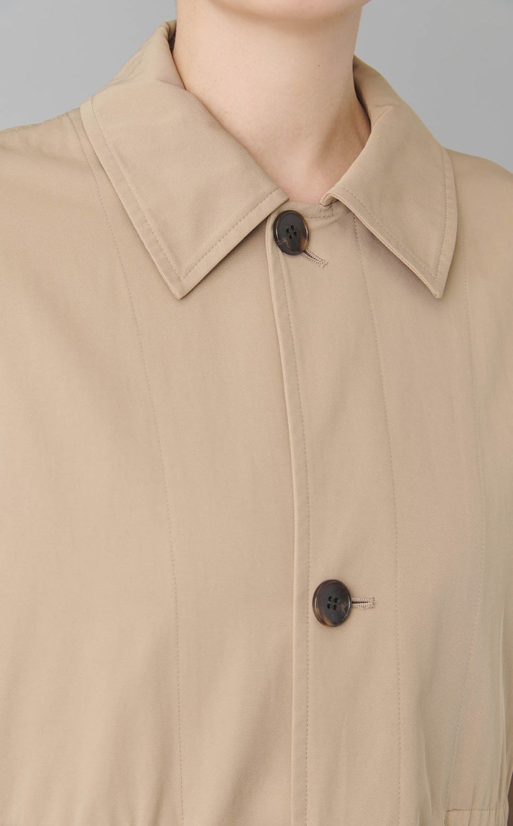 ベンチレーションステンカラーコート