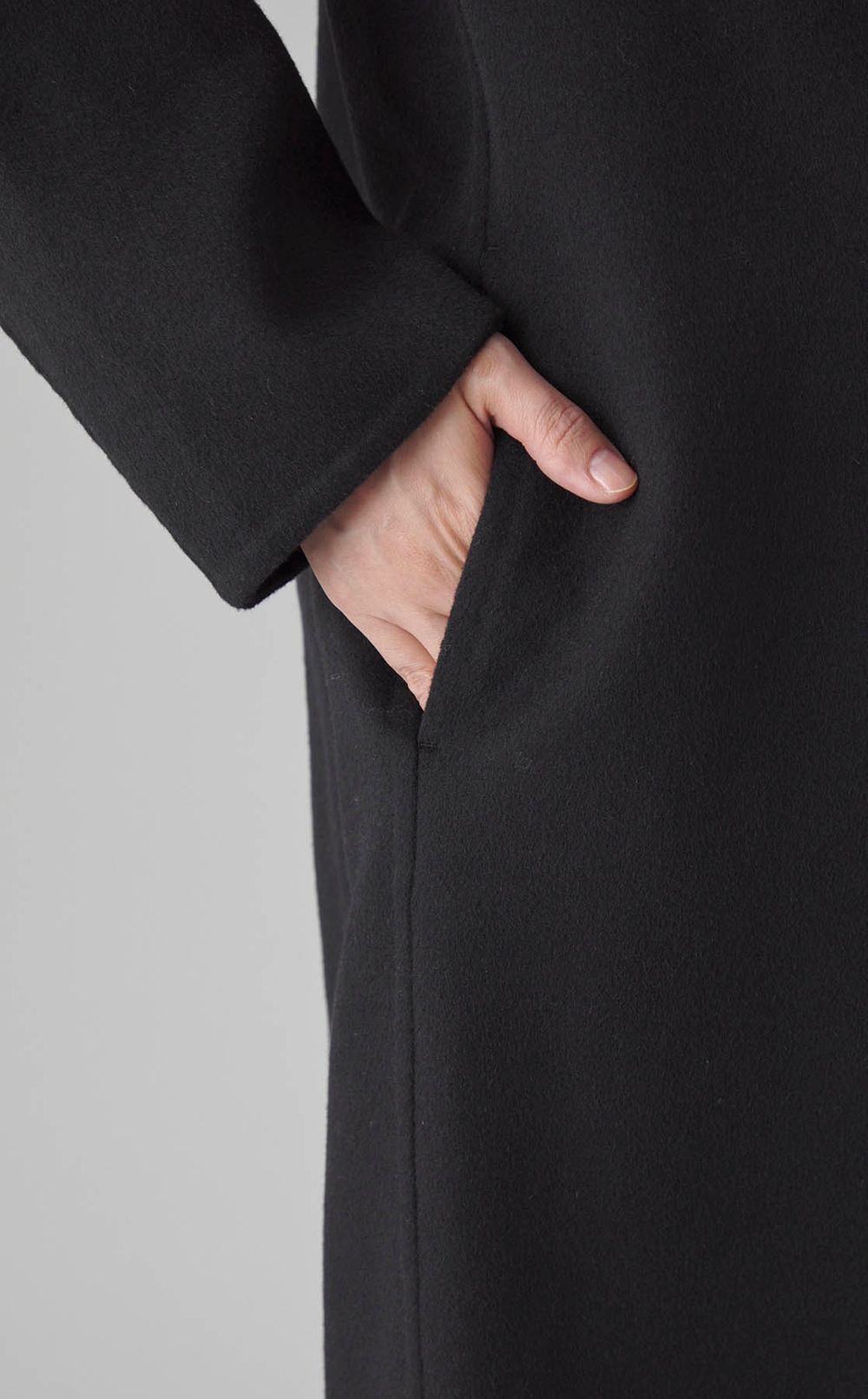 ウール比翼シングルコート