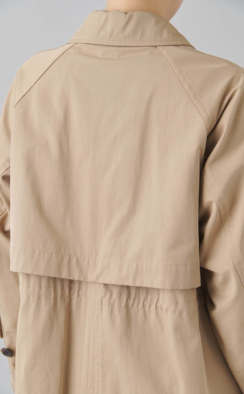 ベンチレーションステンカラーコート