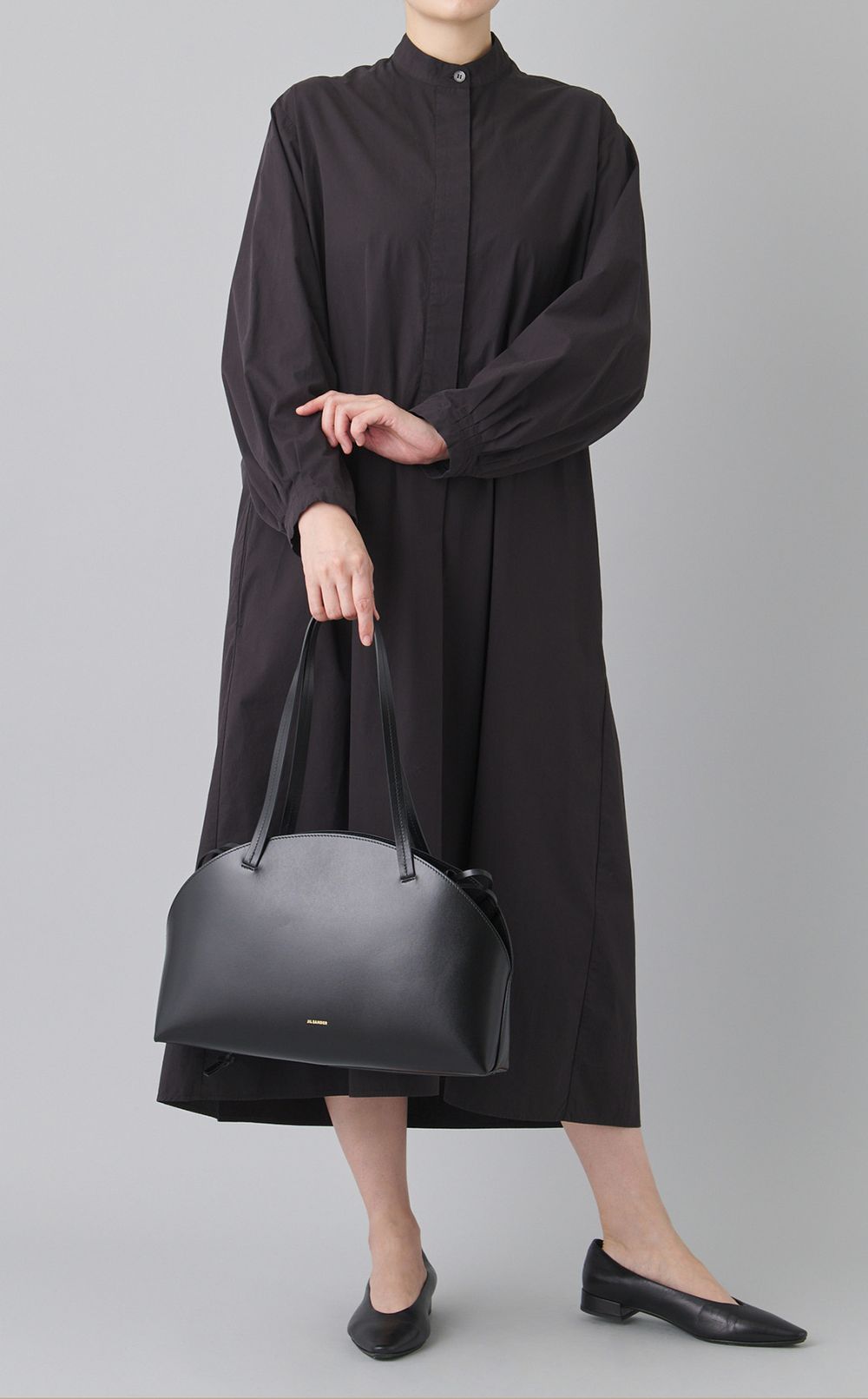 CURVEレザーショルダーバッグ