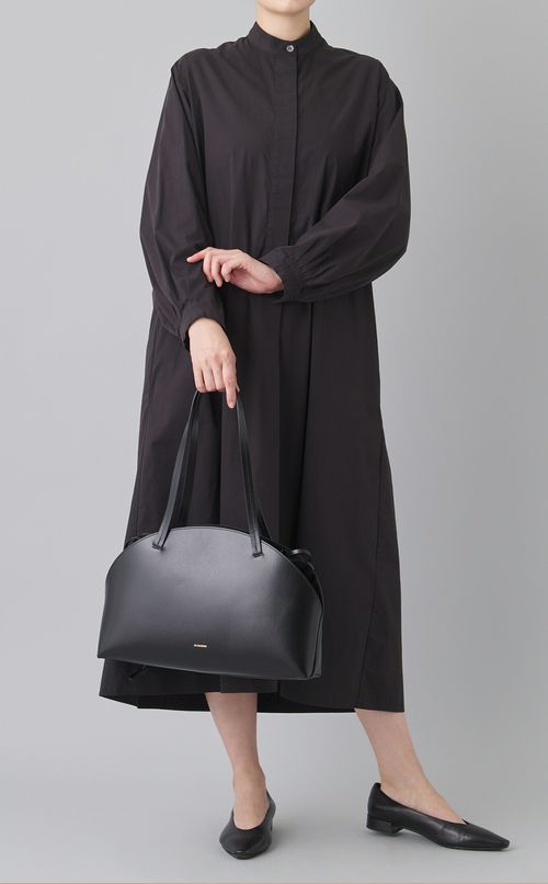 CURVEレザーショルダーバッグ