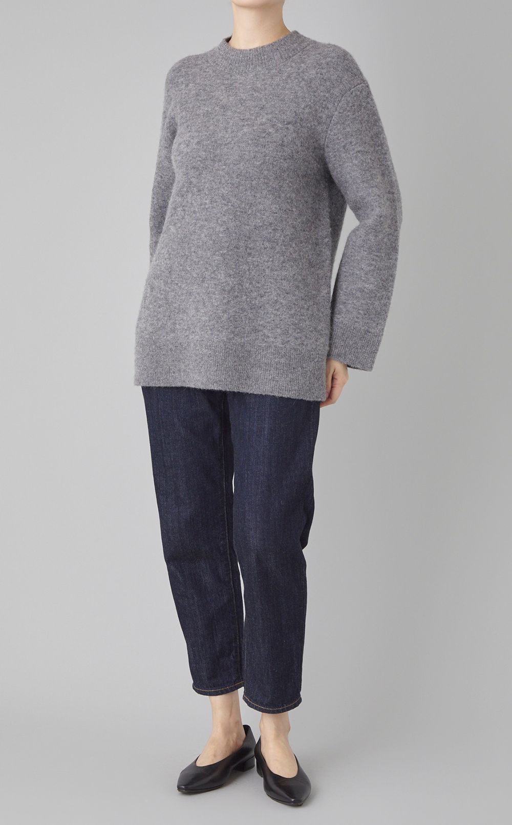 ウールオーバーサイズニットプルオーバー