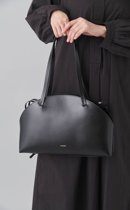 CURVEレザーショルダーバッグ