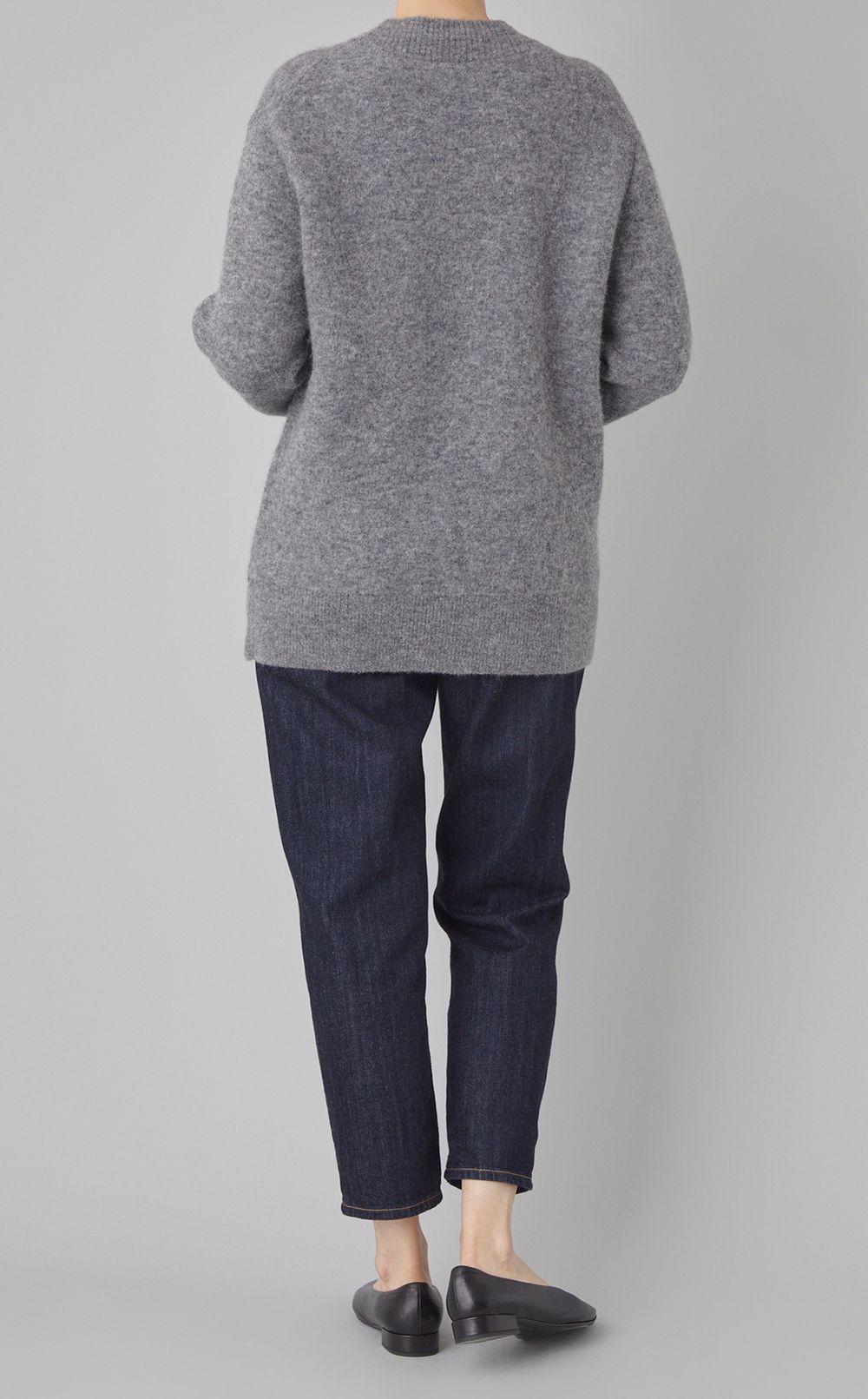 ウールオーバーサイズニットプルオーバー