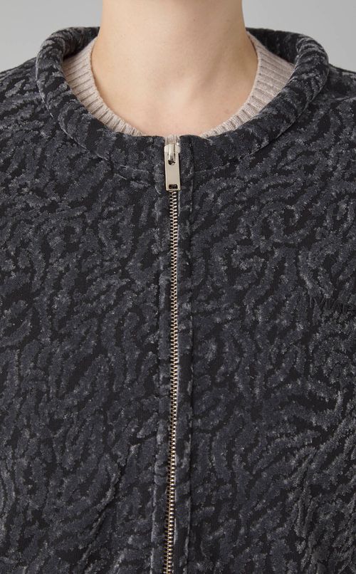 シャーリングボンバーブルゾン