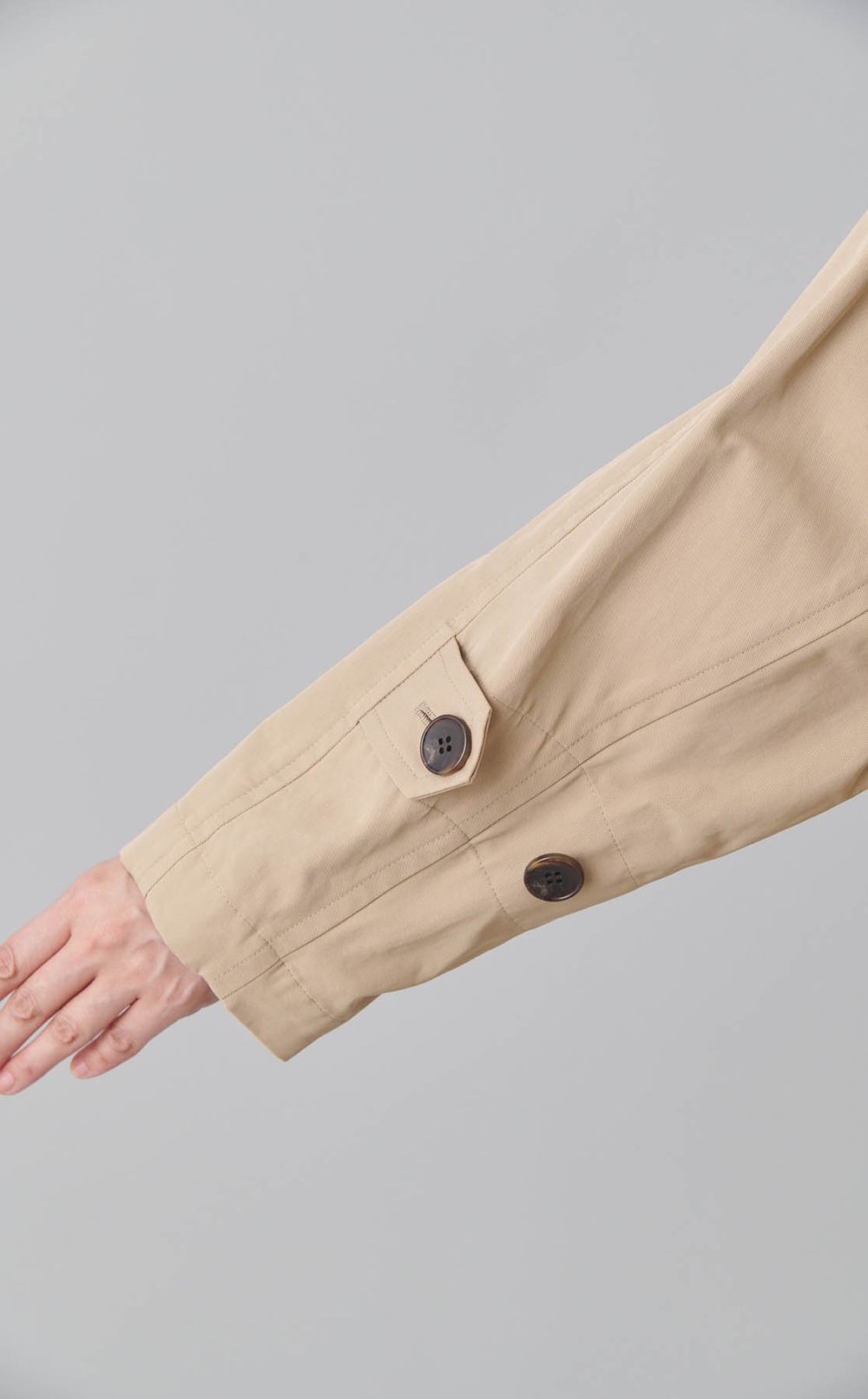 ベンチレーションステンカラーコート