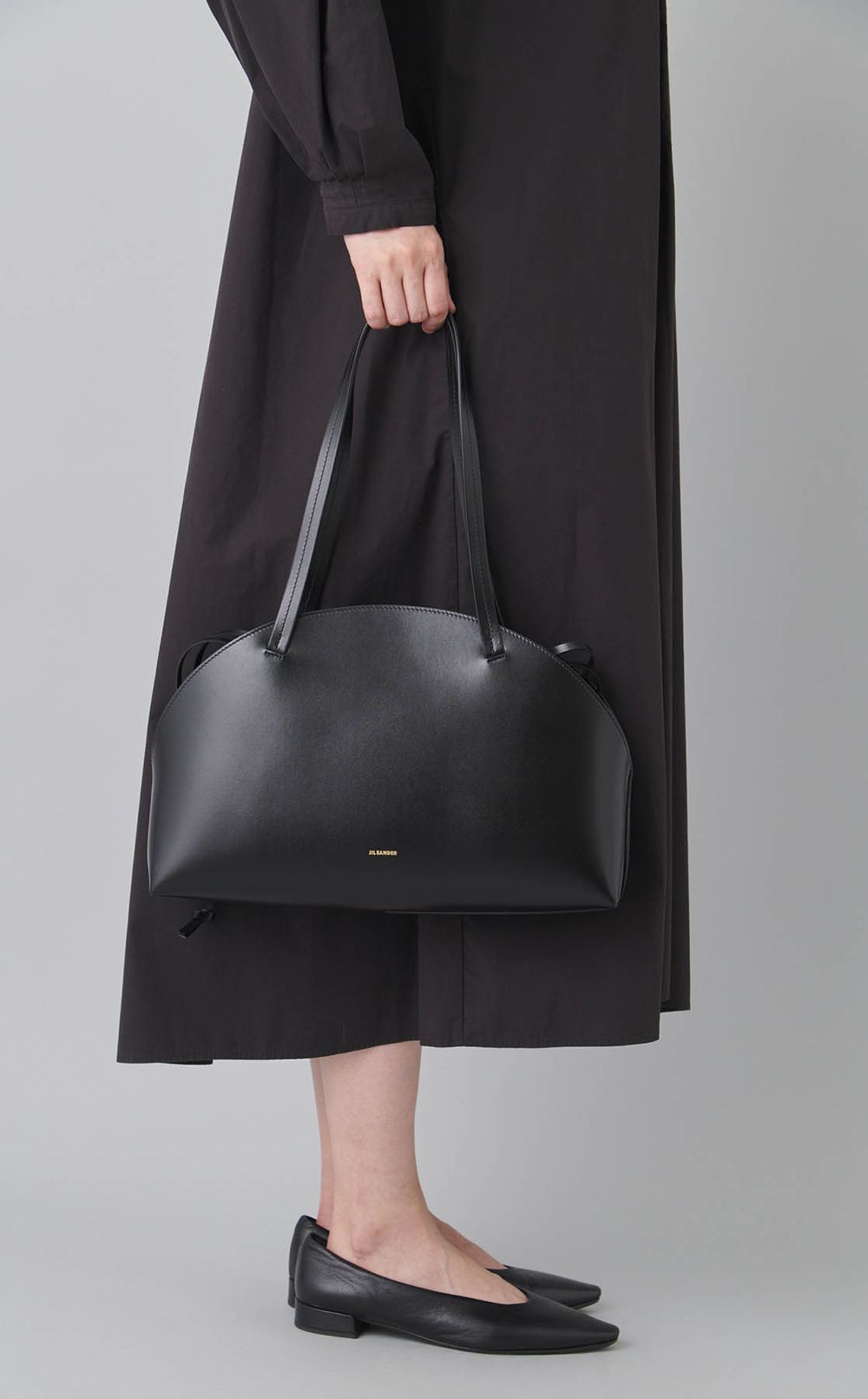 CURVEレザーショルダーバッグ