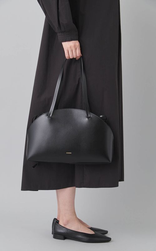 CURVEレザーショルダーバッグ