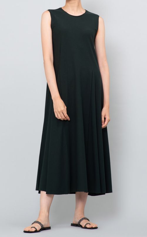 ボリュームフレアマキシワンピース