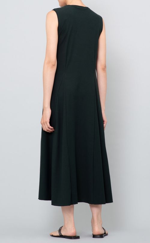 ボリュームフレアマキシワンピース