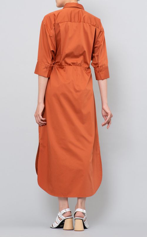 ウエストマークシャツワンピース