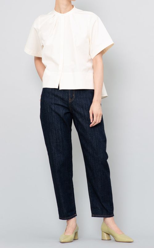 フロントタックフレアシャツ