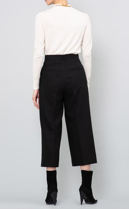 センタープレスワイドパンツ