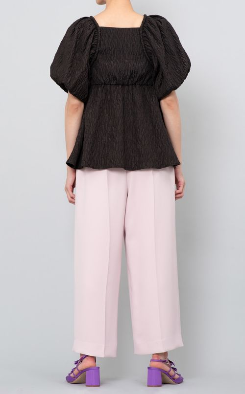 ジャガードチュニックブラウス