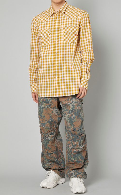 チェックウェスタンシャツ