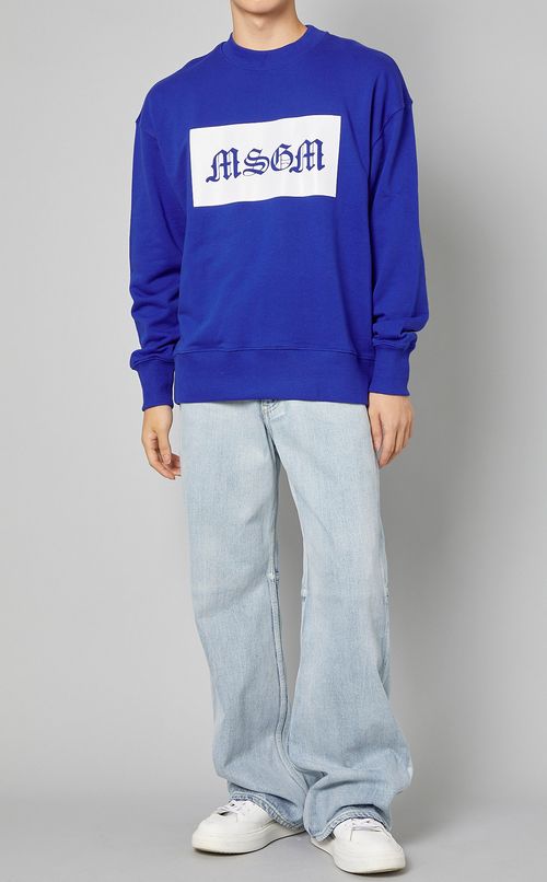 ボックスロゴスウェット