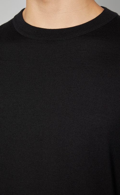 シルクウールプルオーバーニット