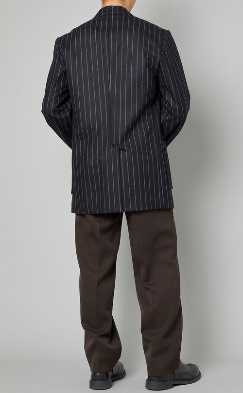 ストライプロングスックジャケット