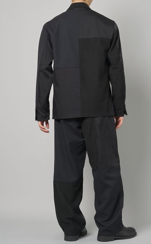 パッチワークダブルジャケット